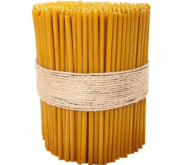 5 szt. Świece cerkiewne 100 % wosk pszczeli 17cm .jpg