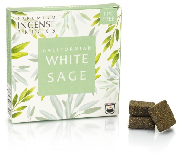 Kadzidełka bezdymne Aromafume kostka  Biała Szałwia.jpg