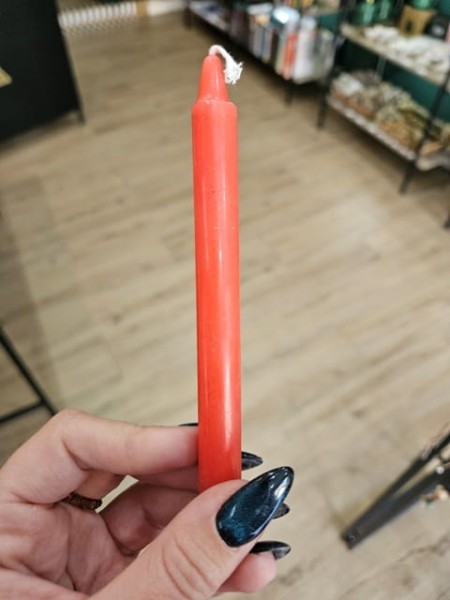 Magiczna Świeca do Rytuałów Czerwona.jpg