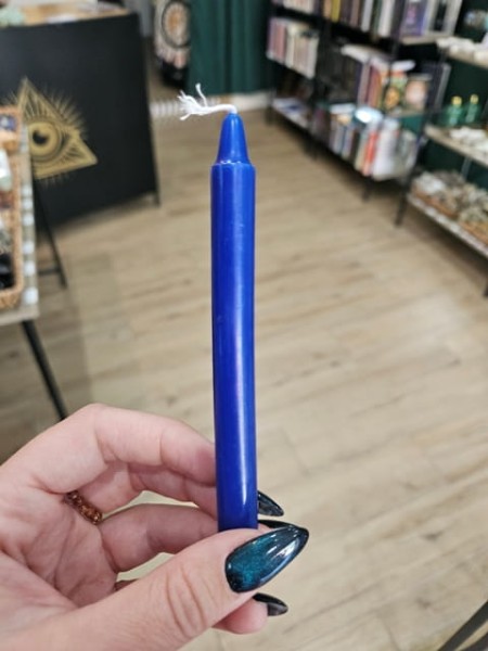 Magiczna Świeca do Rytuałów Niebieska.jpg