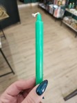 Magiczna świeca do rytuałów ZIELONA