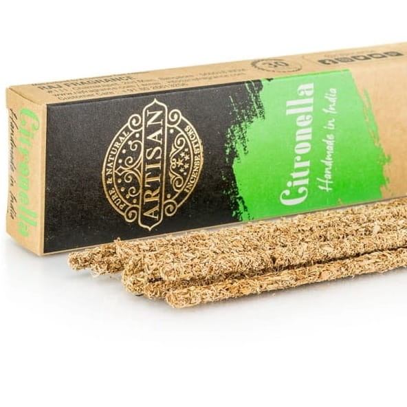 Kadzidełka rzemieślnicze Artisan obtaczane w Palo Santo - Cytronella.jpg
