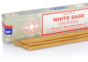 Kadzidełka Nag Champa Satya  Biała szałwia