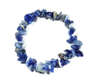 Bransoletka sieczka z Kamienia Sodalit