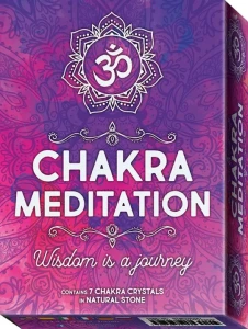 Karty Chakra Meditation zestaw z 7 kamieniami