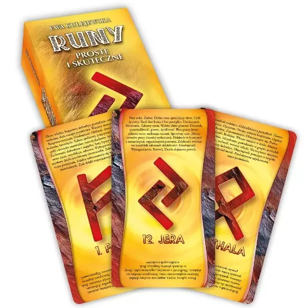 8082eb6cb85b290b9af06a72098cd662Runy proste i skuteczne – 24 karty + książka