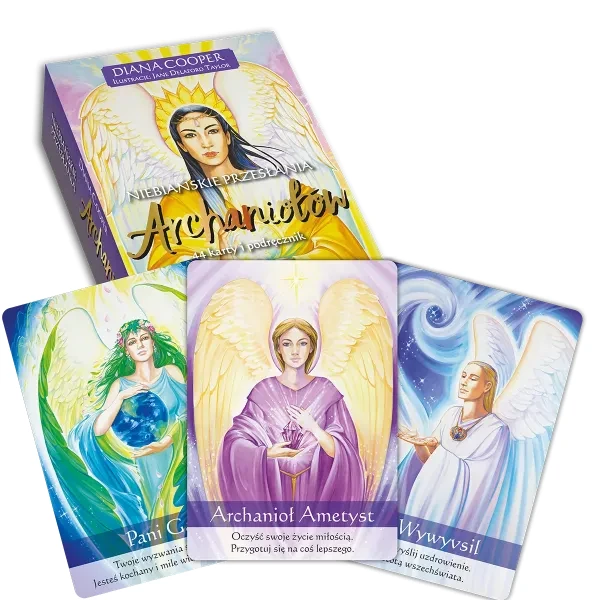 Niebiańskie przesłania Archaniołów - 44 karty i książka