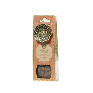 Kadzidełka 20 stożków z metalową podstawką Nuta Szałwia z Miętą 