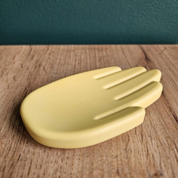 Ceramiczna Podstawka Łapka Żółta.jpg