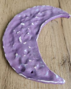 Podstawka ceramiczna Księżyc Fioletowa