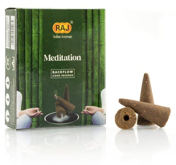 Kadzidełka Raj Backflow stożkowe - Medytacja.jpg