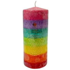 Świeca Chakra 7 kolorów 460 g