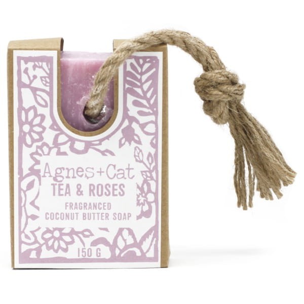 Mydło na Sznurze - Tea &amp;amp; Roses masło kokosowe o zapachu róży i zielonej herbaty 150 g.jpeg