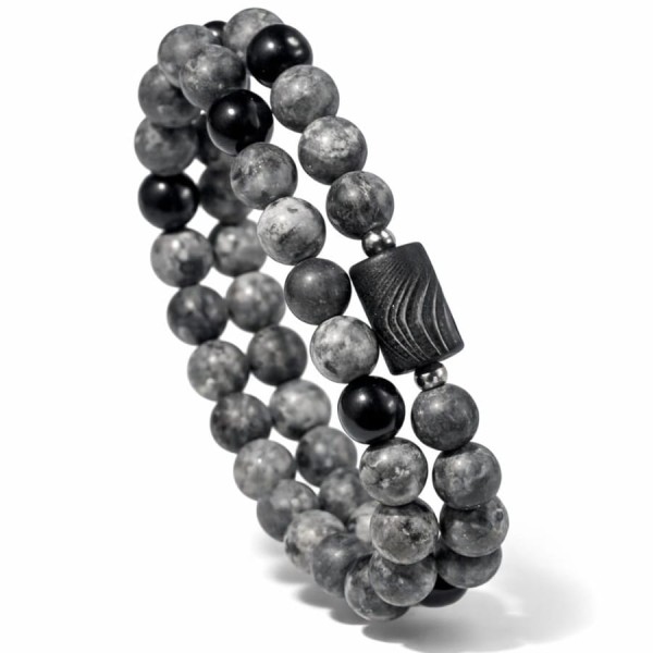 Bransoletka męska Sardonyks + Szary Agat + Turmalin.jpg