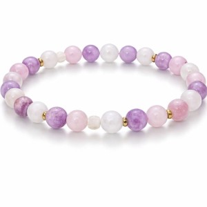 Bransoletka Morganit + Kamień Księżycowy