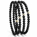 Bransoletka na Ochronę Turmalin Fasetowany