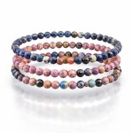 Bransoletka Jaspis Cesarski z Hematytem