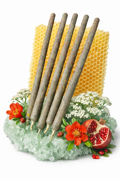 Świeca Programowa Szara Pokuta 1 szt.jpg