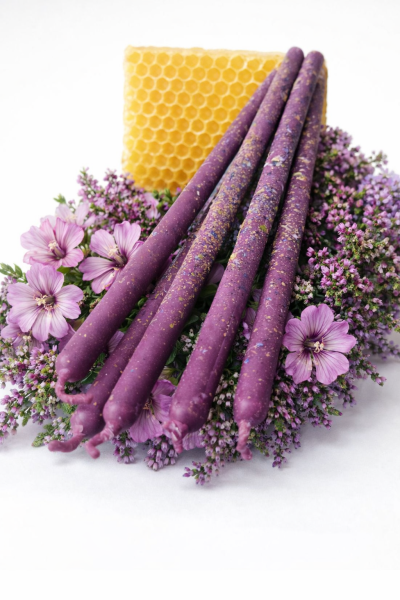 Świeca Programowa Fioletowa Blisko Nieba 1 szt.jpg