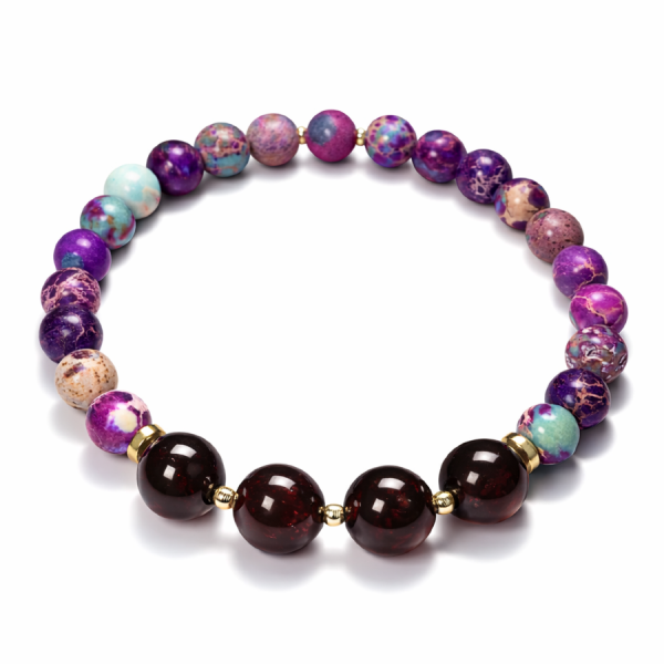 Bransoletka z Granatem i Jaspisem Cesarskim.png