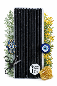 Świece Programowe Czarne Miotła Wiedźmy