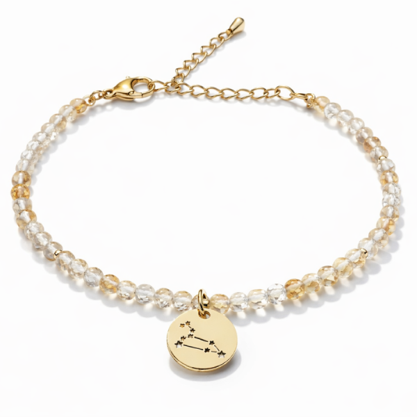 Bransoletka zodiakalna Lew z kamienia Cytryn.png