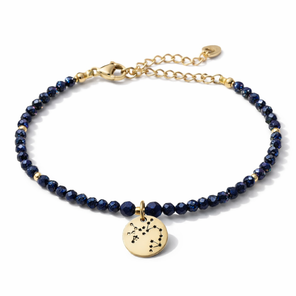 Bransoletka zodiakalna Strzelec z kamienia Noc Kairu.png