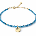 Bransoletka zodiakalna Wodnik z kamienia Apatyt