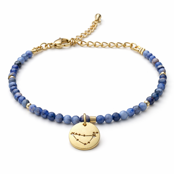 Bransoletka zodiakalna Koziorożec z kamienia Sodalit .png