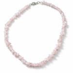 Naszyjnik sieczka Kwarc Różowy