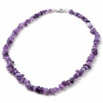 Naszyjnik sieczka Ametyst