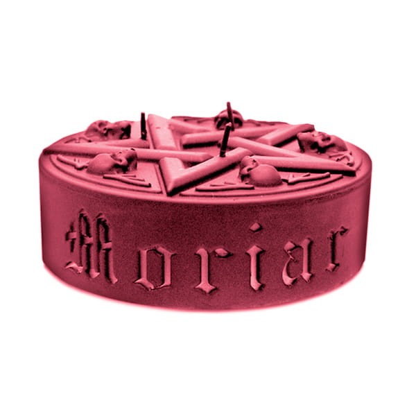 Świeca 3D Pentagram Czerwona Metaliczna.jpg