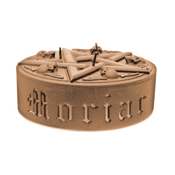 Świeca 3D Pentagram Złota Metaliczna.jpg