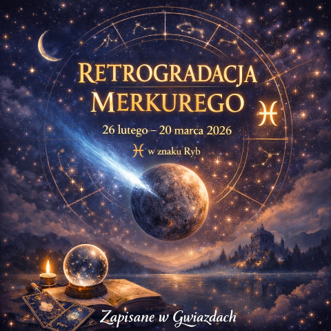 Retrogradacja Merkurego w Rybach 26.02–20.03.2026