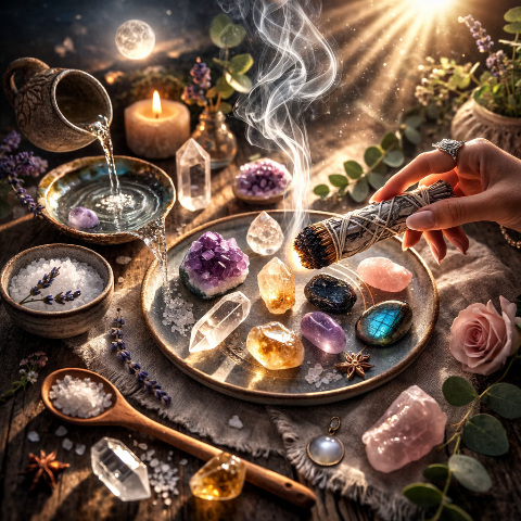 Jak oczyszczać i ładować kamienie naturalne, aby naprawdę z nimi współpracować?